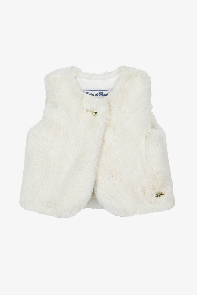 Gilet - Madreperla  Imitazione Pelliccia - Image principale