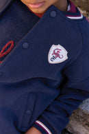 Cardigan - Blu navy orsacchiotto di cotone Righe