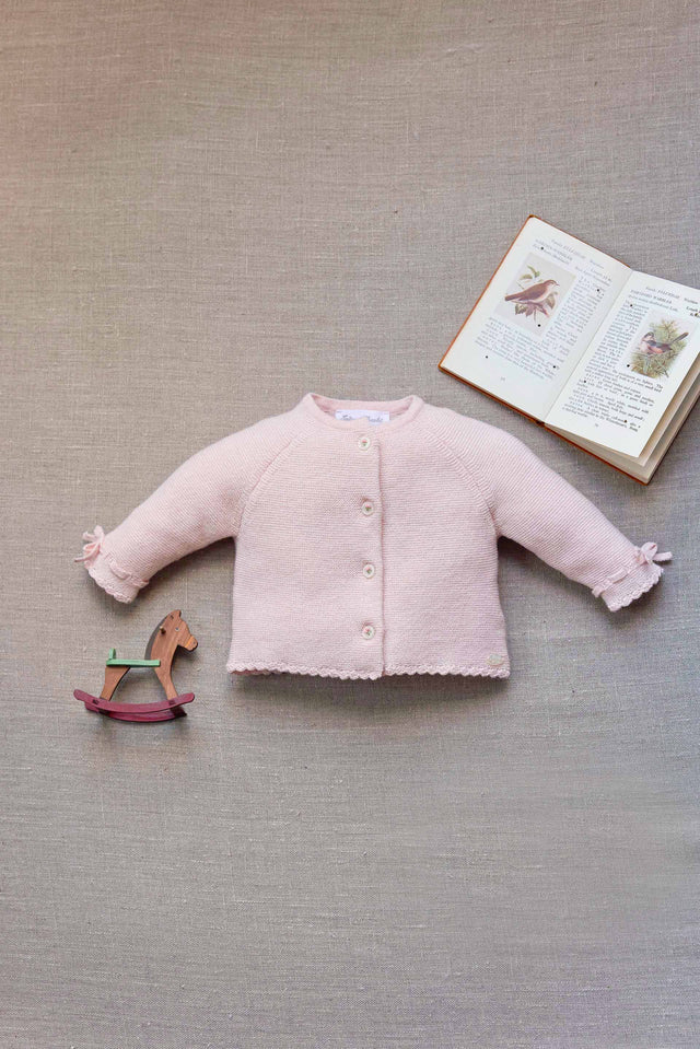 Cardigan - Cotton dew Round neck Embrodery hand - Image principale