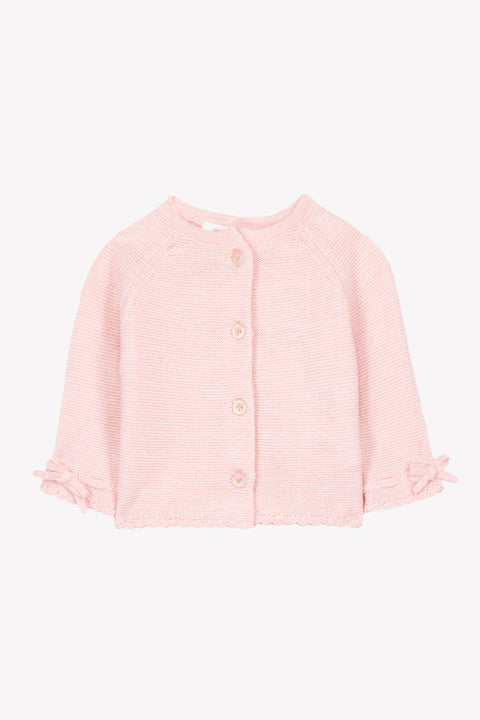 Cardigan - Cotton dew Round neck Embrodery hand - Image principale