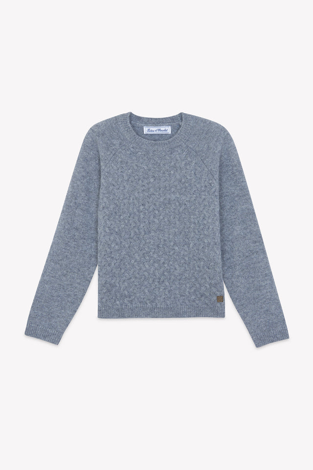 Maglia - Grigio erica Maglia intrecciato - Image principale