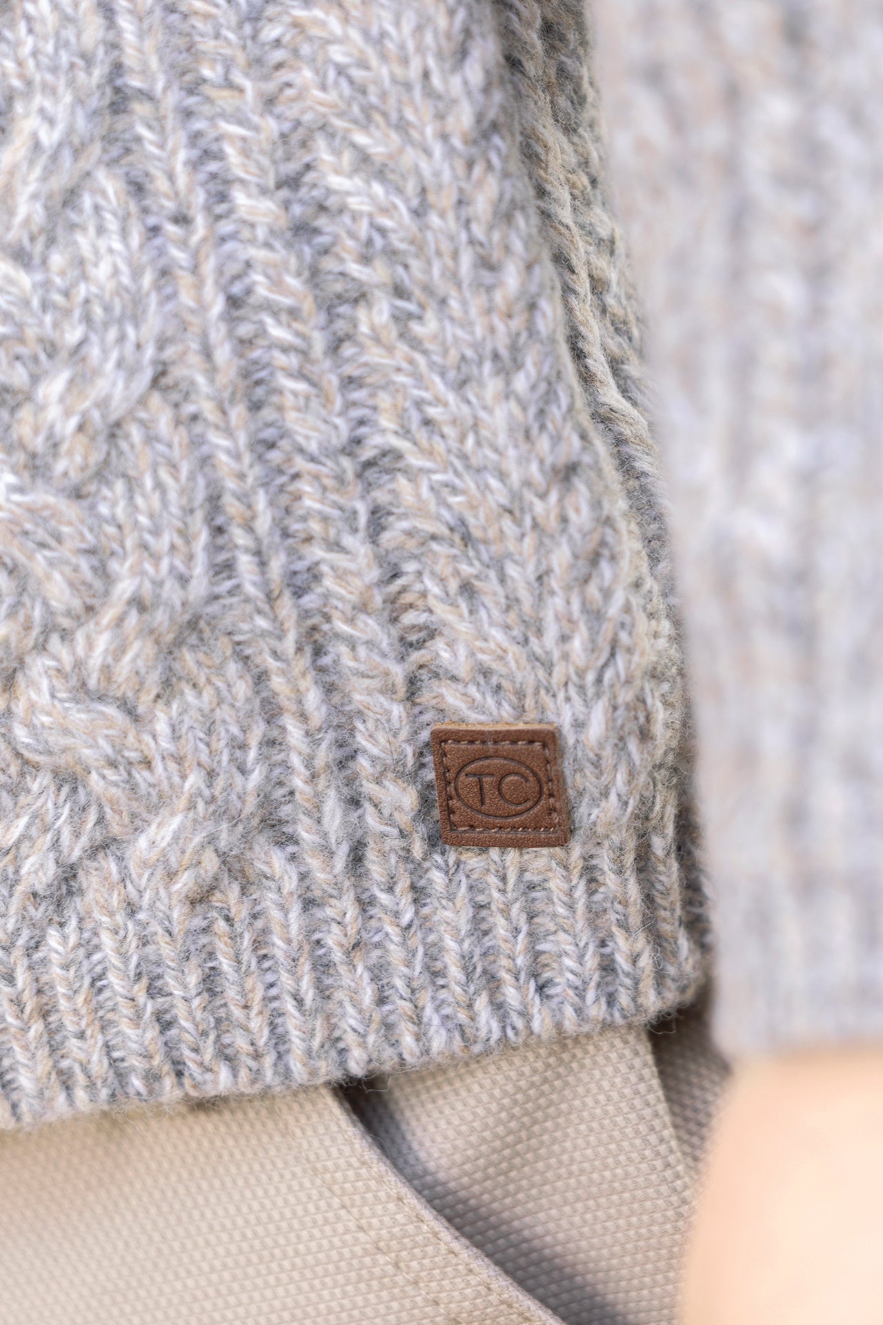 Cardigan - Moka laine maille torsadée