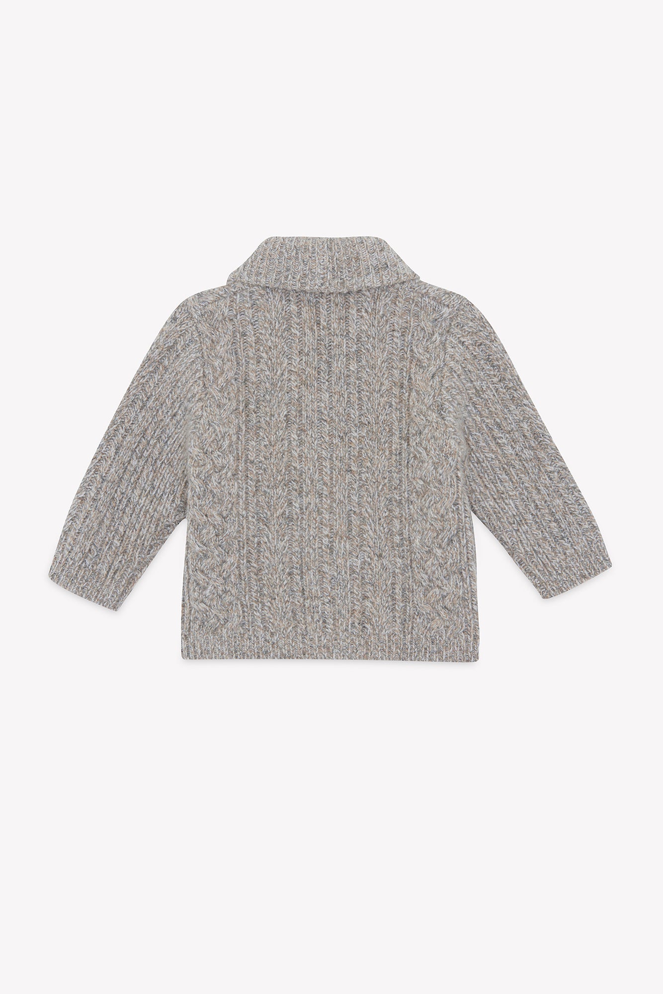 Cardigan - Moka Lana Maglia contorto