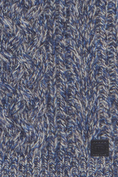 Cardigan - Indaco Colletto a scialle Maglia intrecciato - Image principale