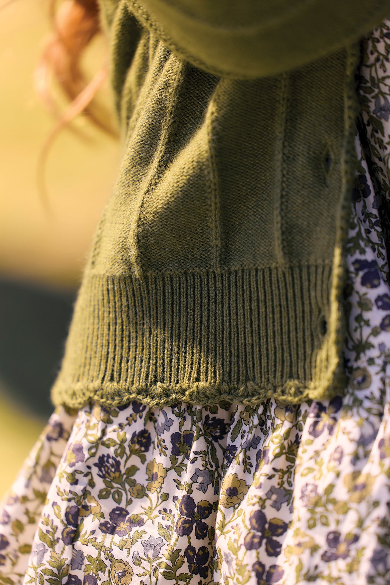 Cardigan - Oliva Lana Festone
