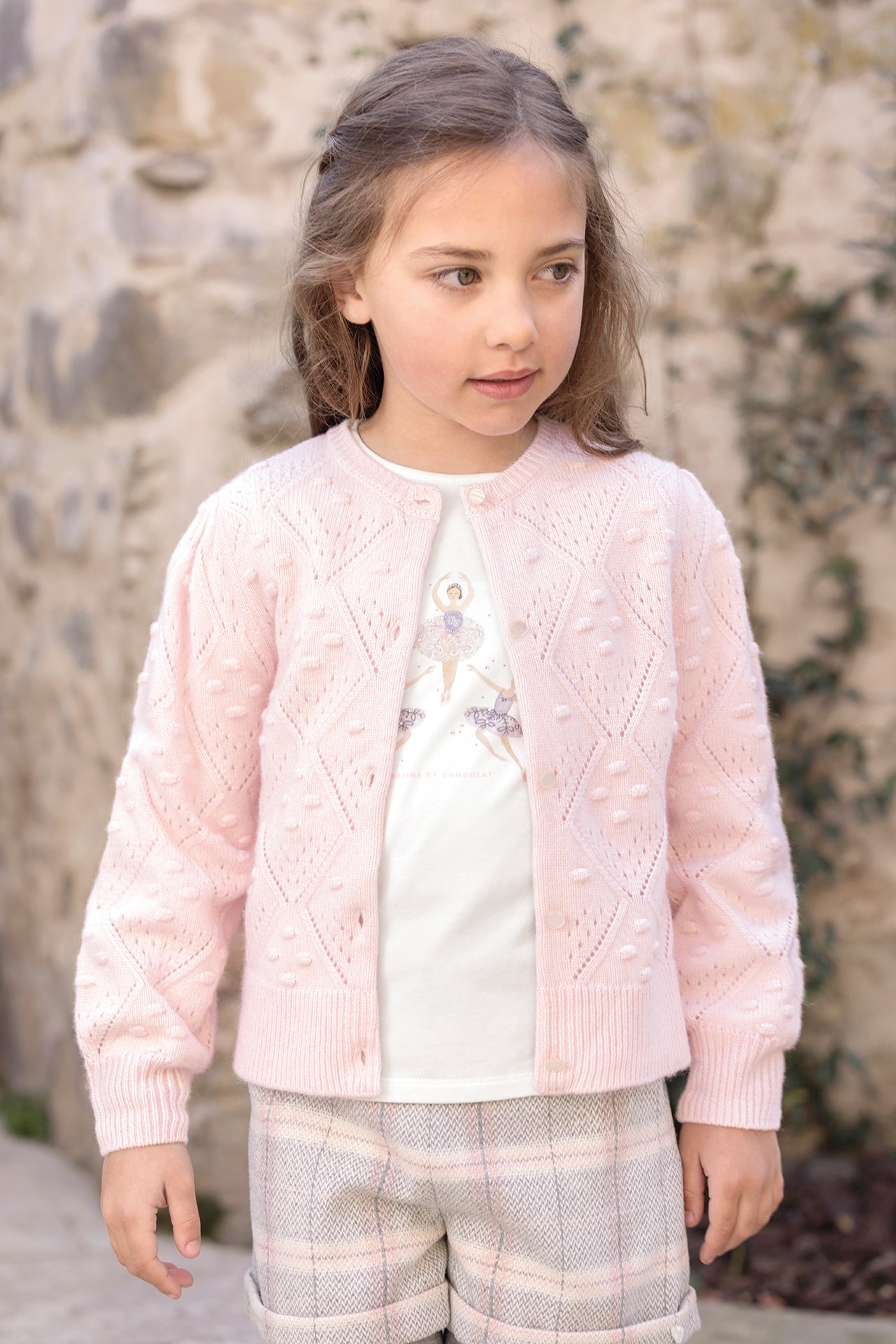 Cardigan - Dew Wool Knitwear openwork
