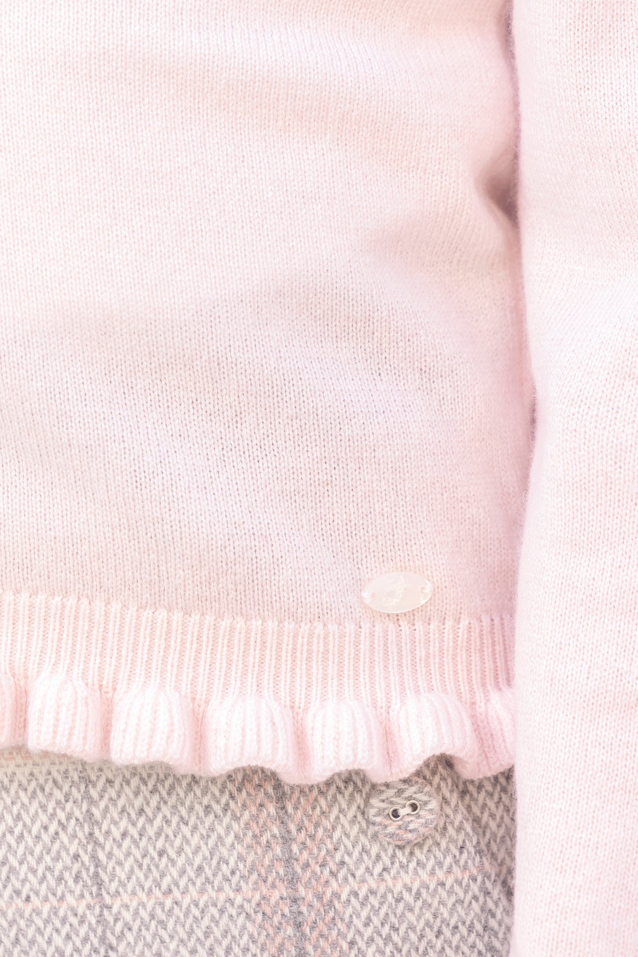 Sweater - Dew Wool Collar Scalloped
