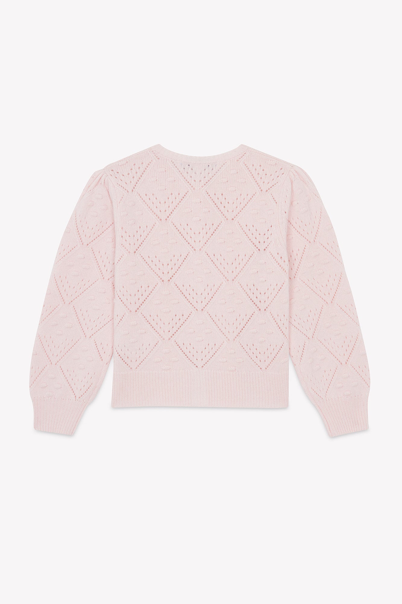 Cardigan - Rugiada Lana Maglia traforato