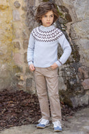 Pantaloni - Moka di cotone Scacchi