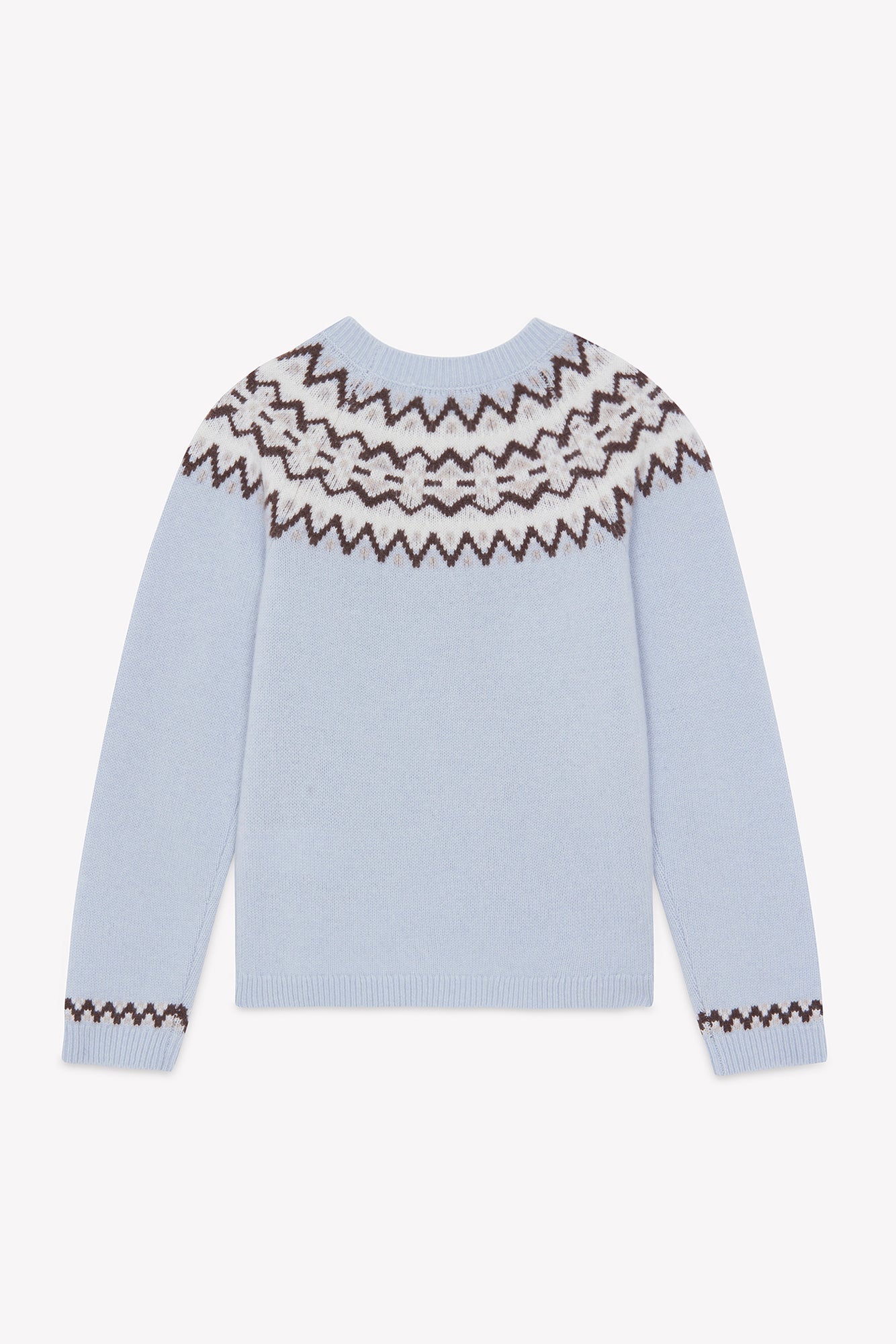 Maglia - Blu Orizzonte Lana Maglia jacquard