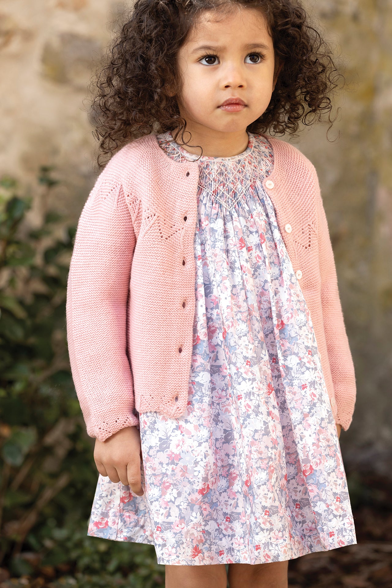 Cardigan - Blush Wool Knitwear openwork