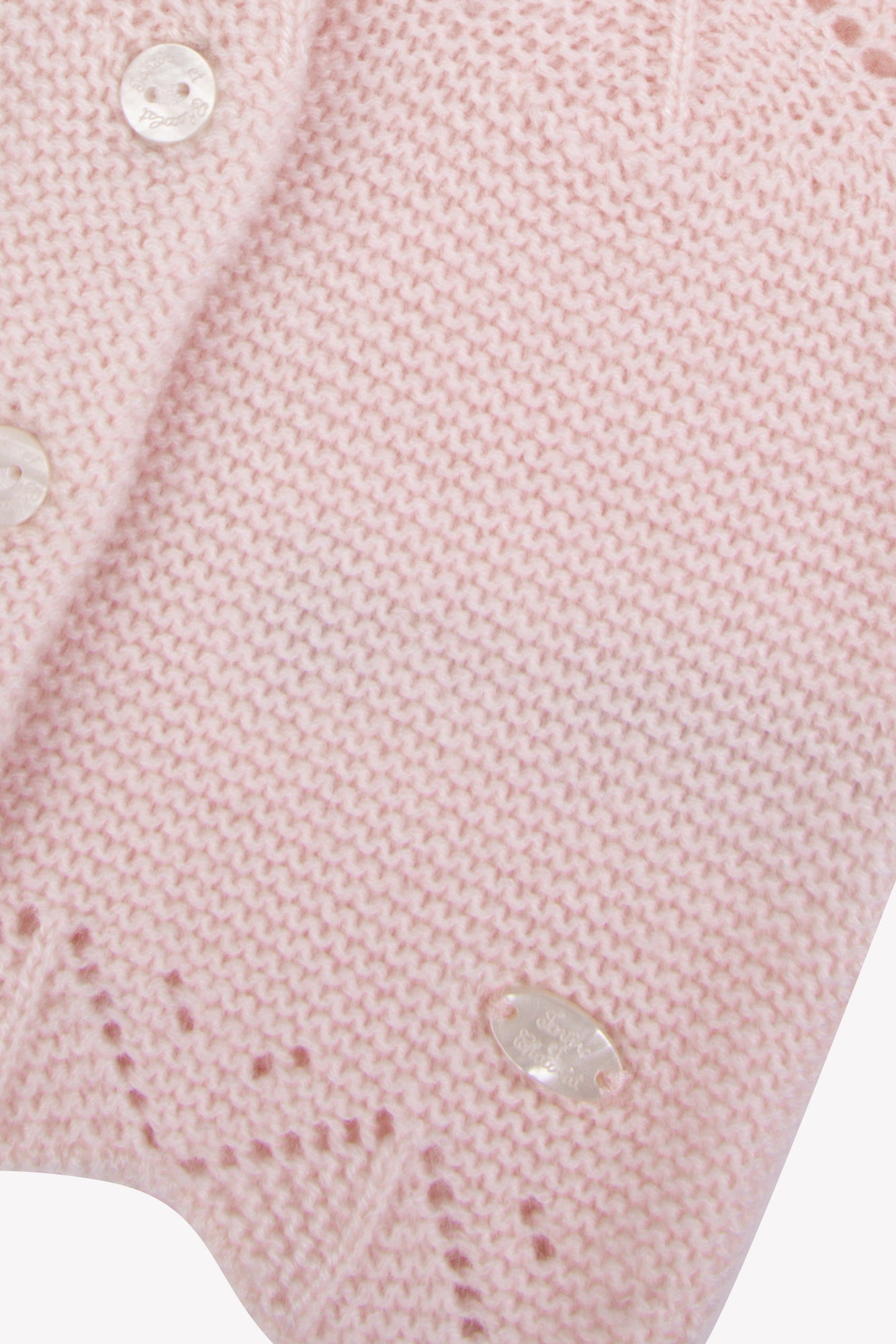 Cardigan - Rugiada Lana Maglia traforato