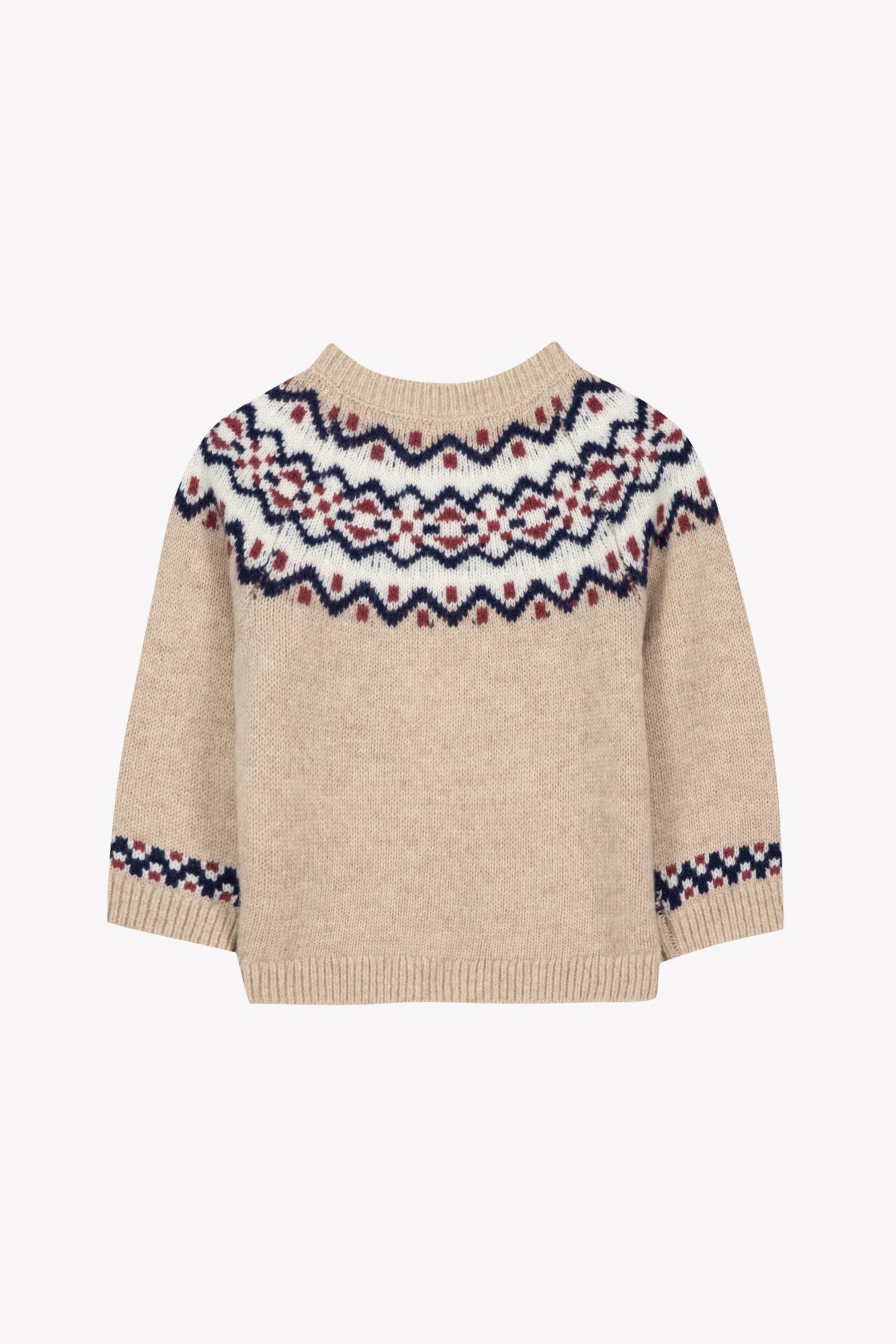 Pull - Sable laine jacquard