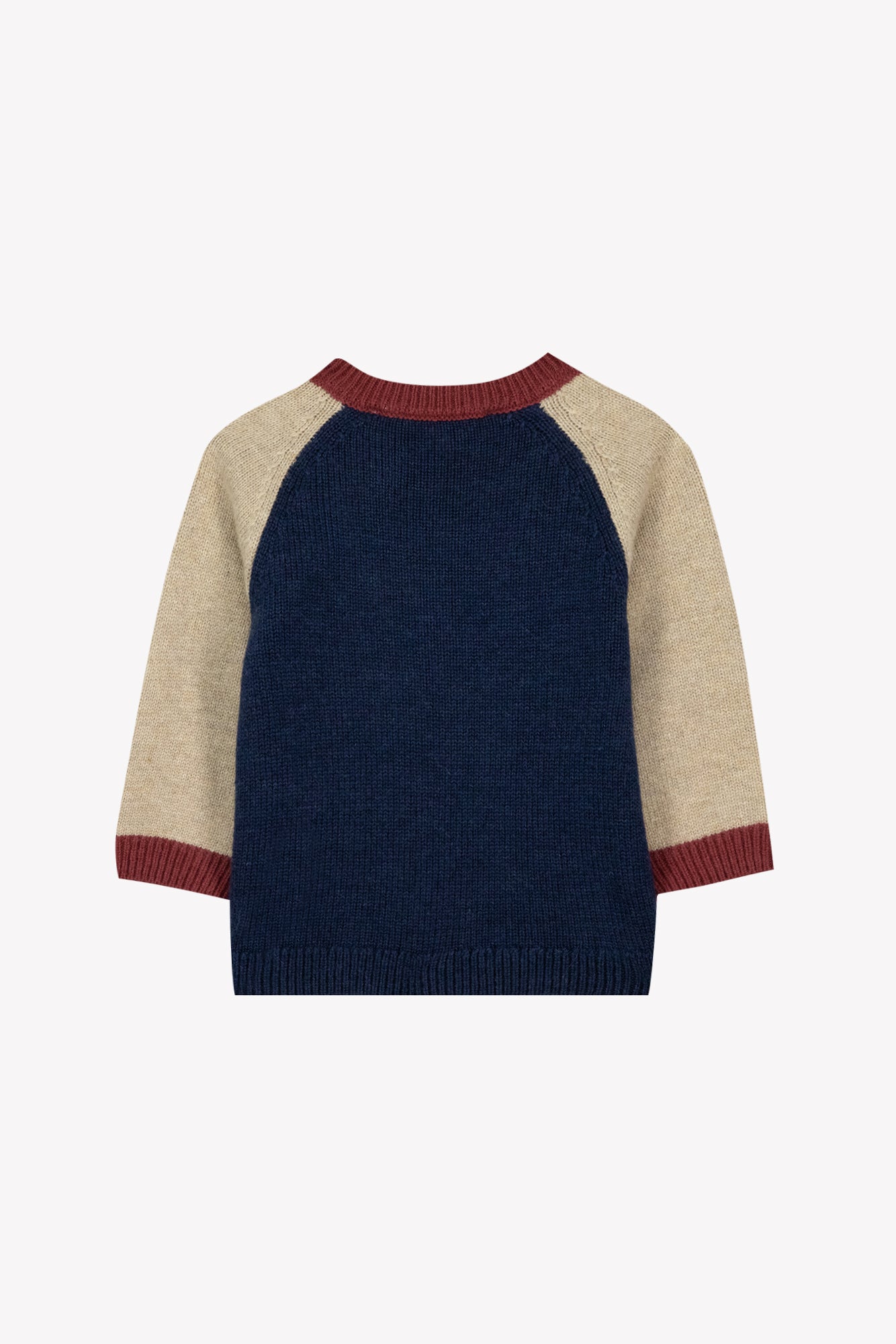 Pull - Indigo laine boutons