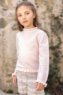 Sweater - Dew Wool Collar Scalloped