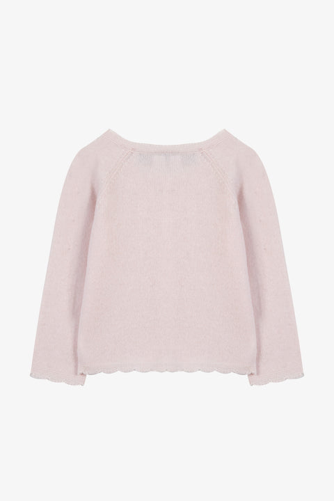 Cardigan - Rugiada Lana ricami floreali - Image principale