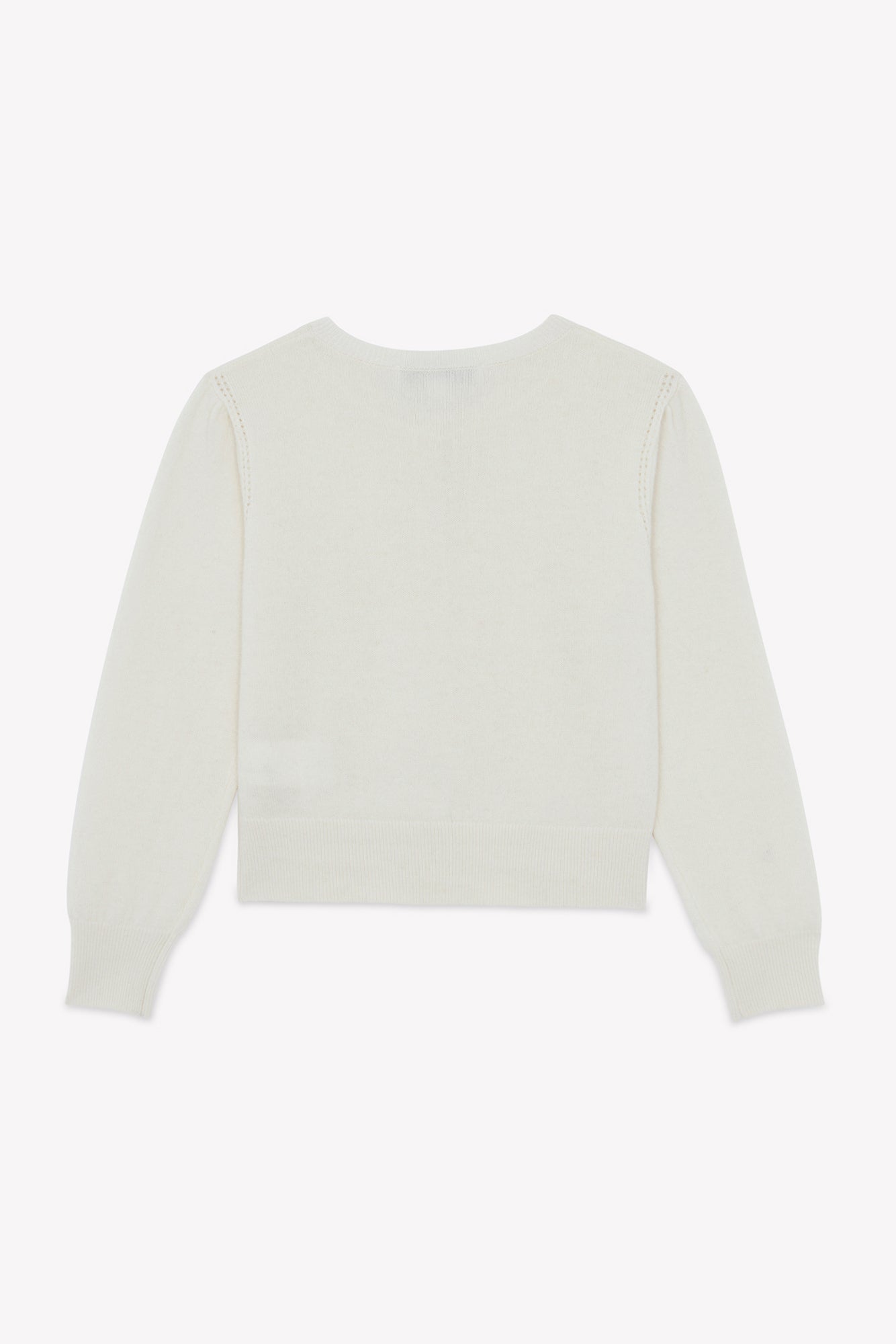 Cardigan - Madreperla  Lana nodi