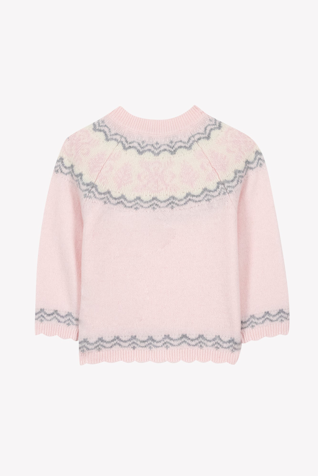 Pull - Rosée motif flocons