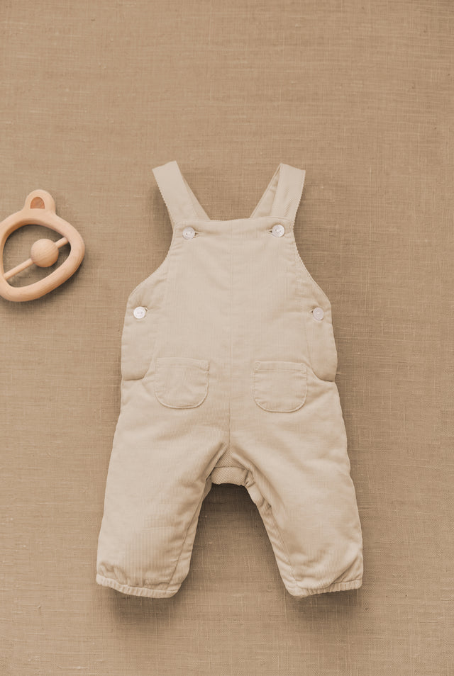 Salopette lungo - Beige chiaro Velluto a coste - Image principale