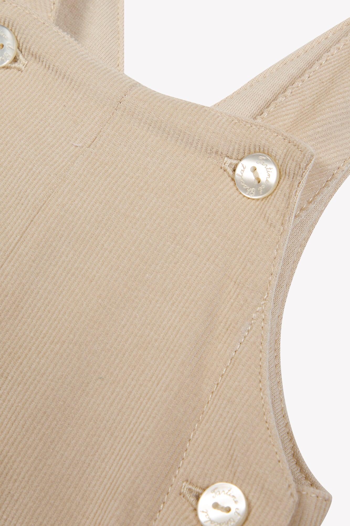 Lange Overalls - Beige klar Cord