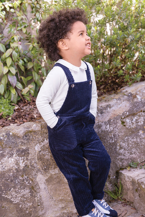 Dungaree long - Navy Corduroy - Image principale