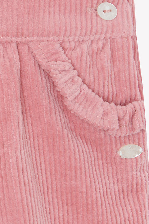 Salopette longue - Blush velours côtelé - Image principale