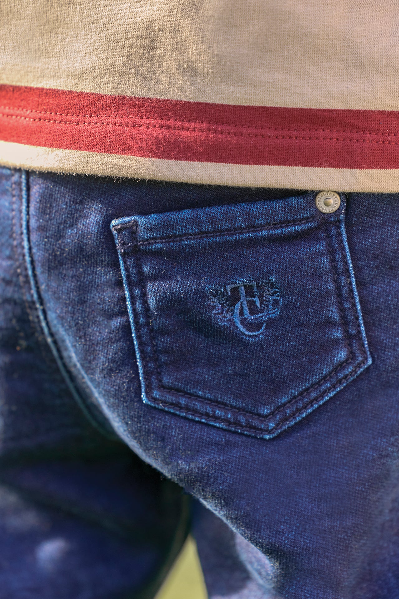 John - Navy cotton