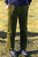 Trousers - Olive Corduroy
