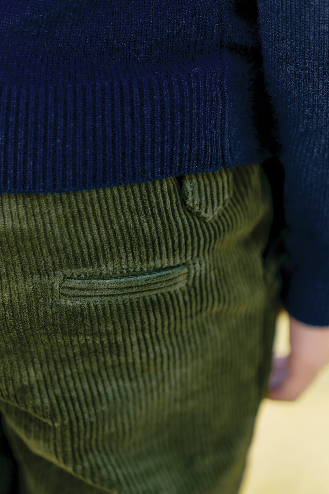 Trousers - Olive Corduroy