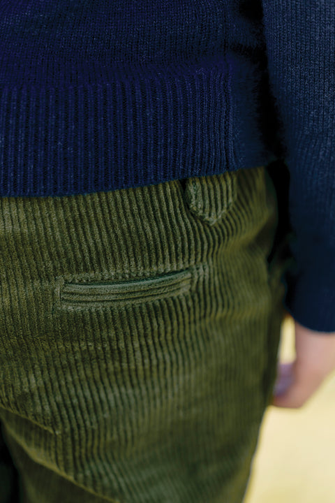 Trousers - Olive Corduroy - Image principale