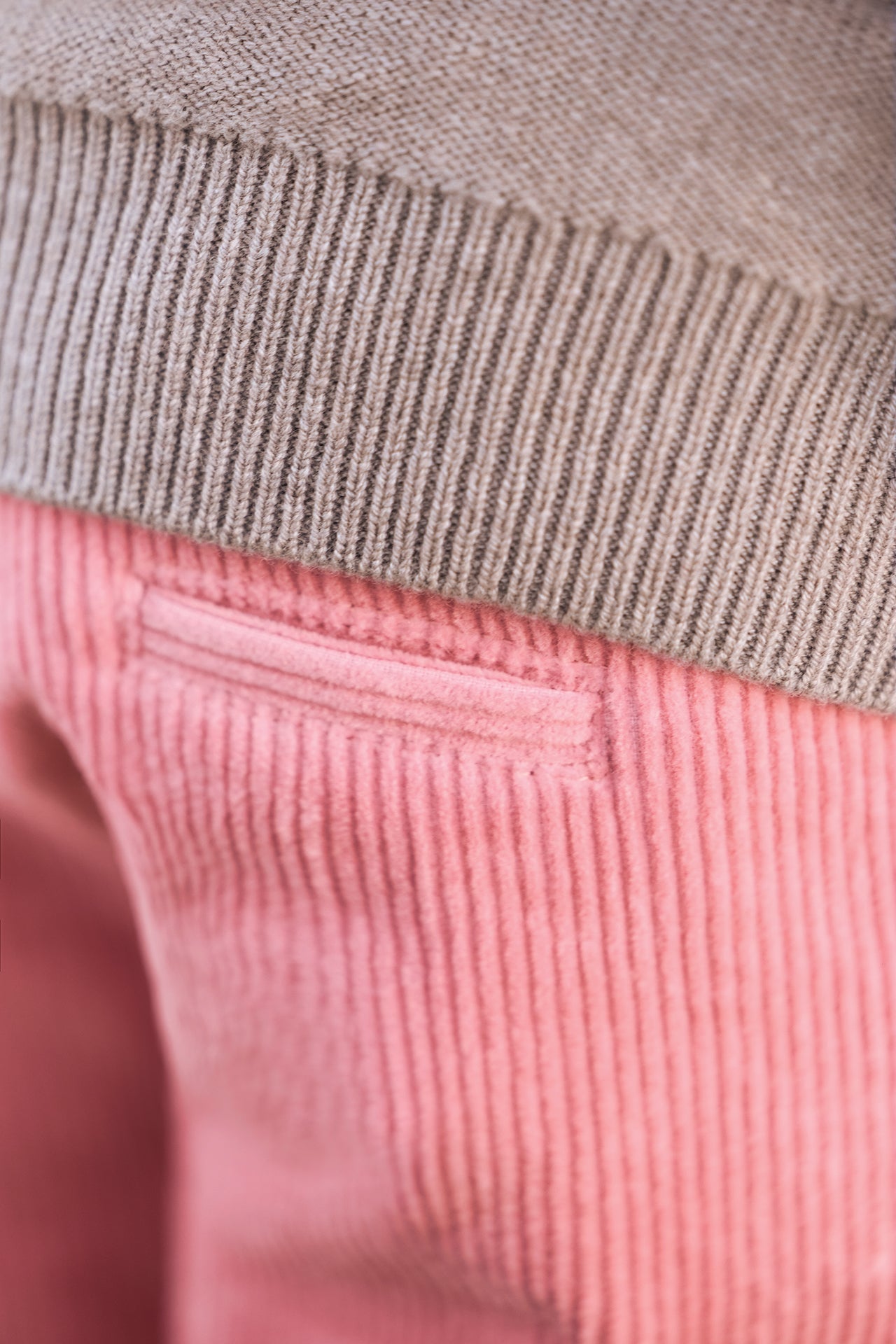 Trousers -Blush Corduroy