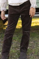 Trousers - Brown Corduroy
