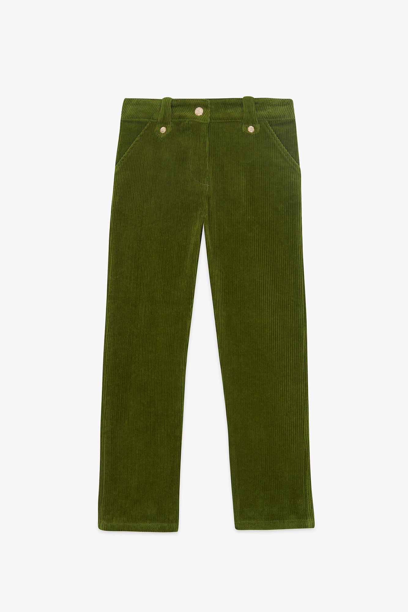 Trousers - Olive Corduroy