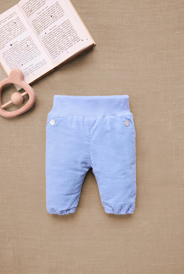 Pantalon - Azul atenuado Pana - Image principale