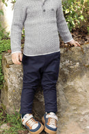 Pantaloni - Blu navy tasche