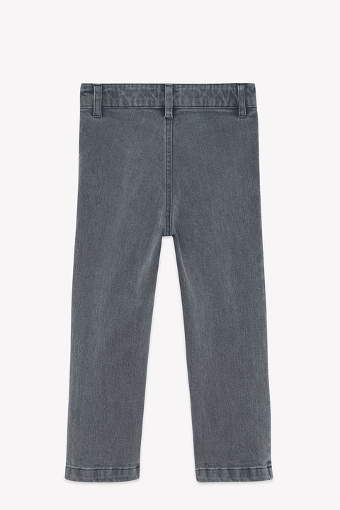 John - Grey cotton heather Embrodery - Image principale