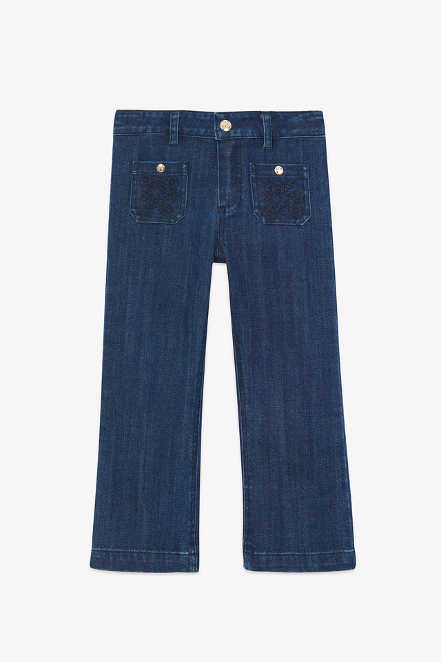 Jeans - Cotton denim Embrodery - Image principale