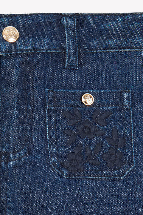 Jeans - Cotton denim Embrodery - Image principale