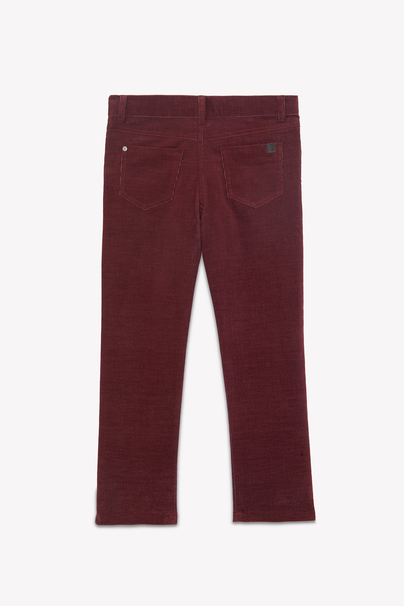 Trousers - Burgundy cotton