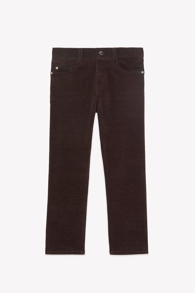 Trousers - Cotton chocolate - Image principale