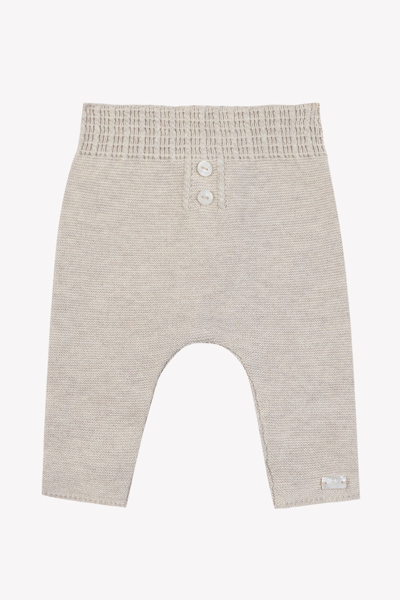 Pantaloni - Beige maglia di cotone erica