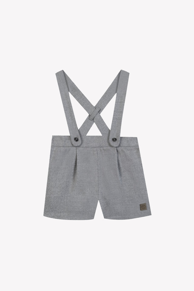 Dungaree - Grey medium cotton - Image principale