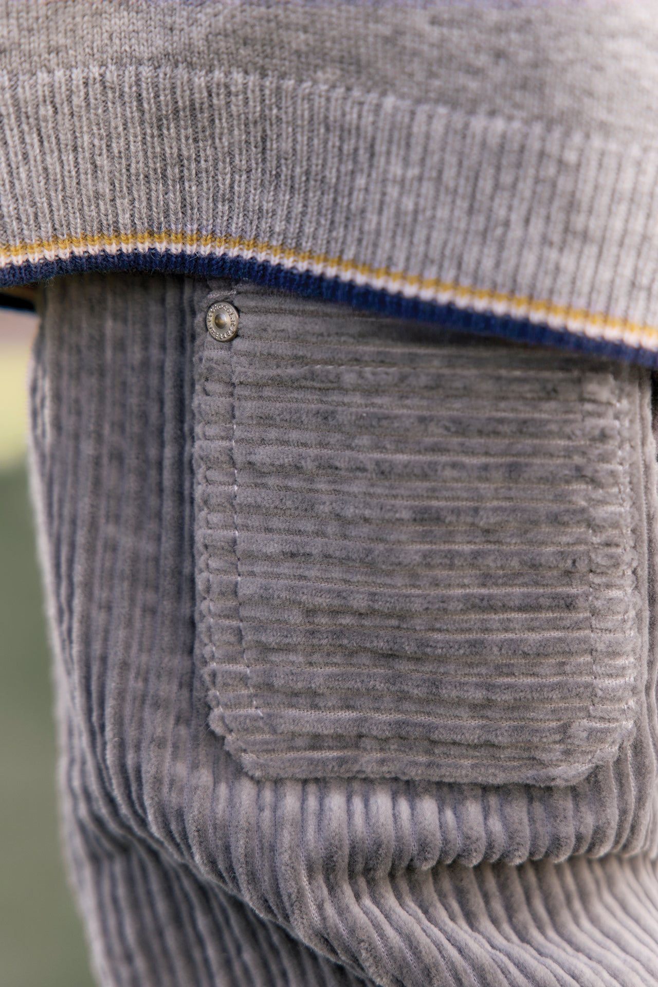 Trousers - Grey heather Corduroy