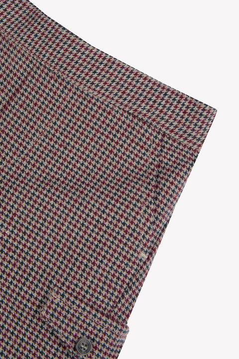 Pantaloni - Sabbia di cotone Scacchi - Image principale