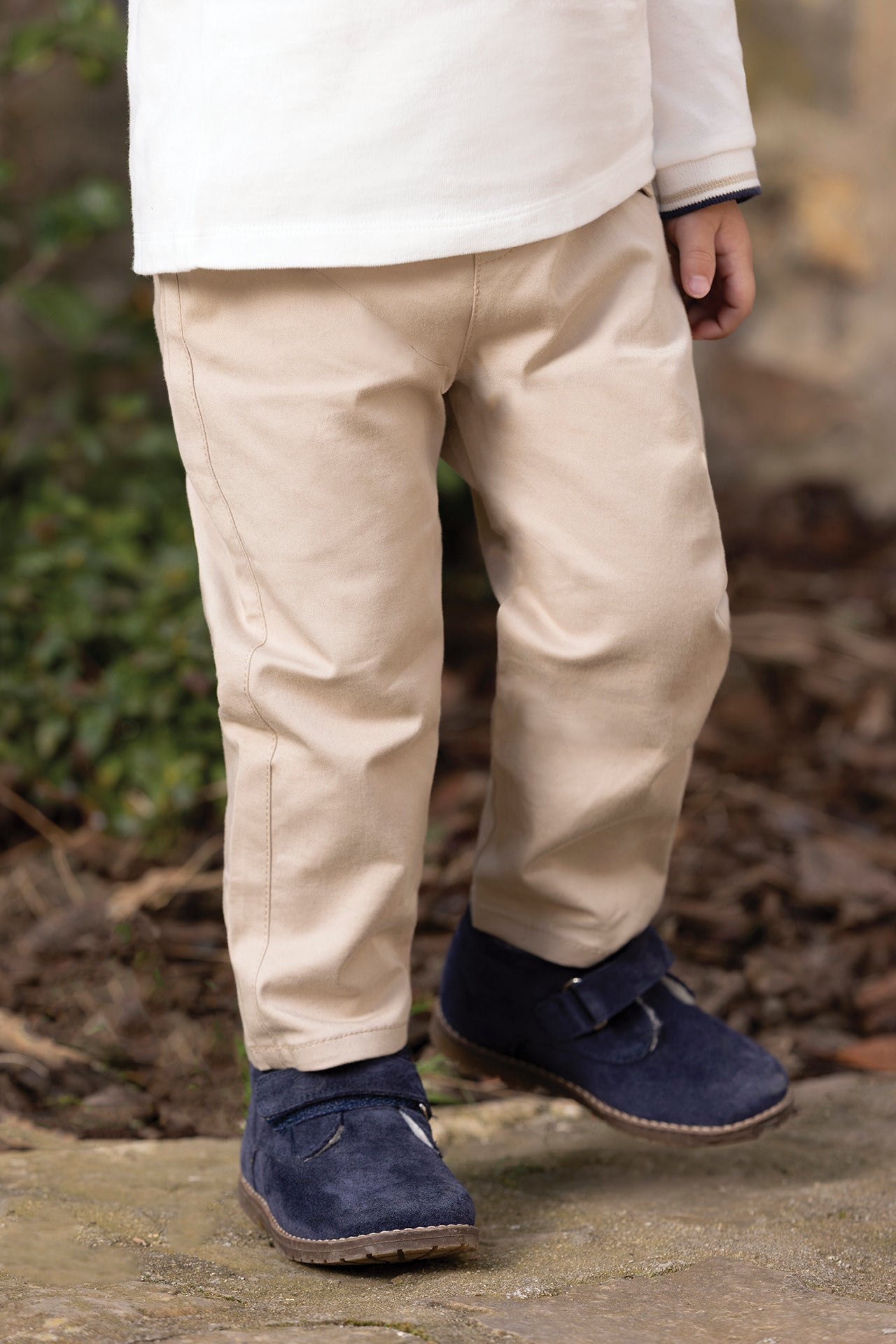 Pantalon - Sable coton liseré