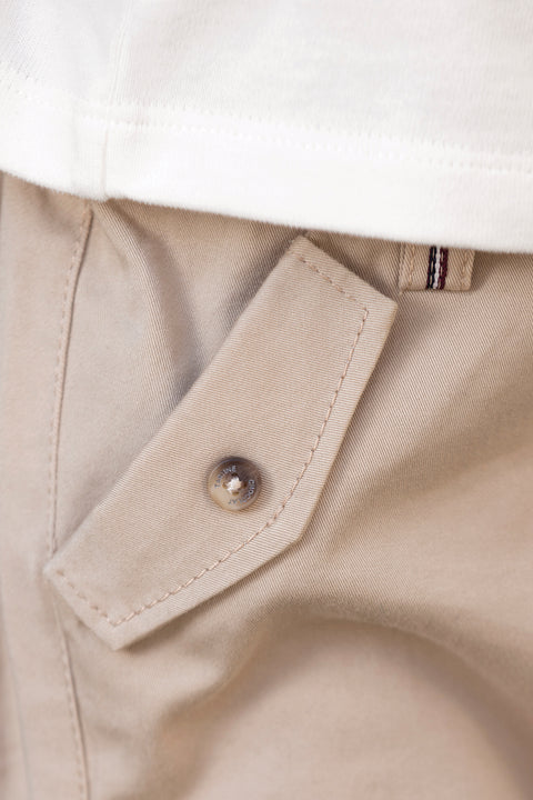 Pantalon - Arena de algodón Ribete - Image principale