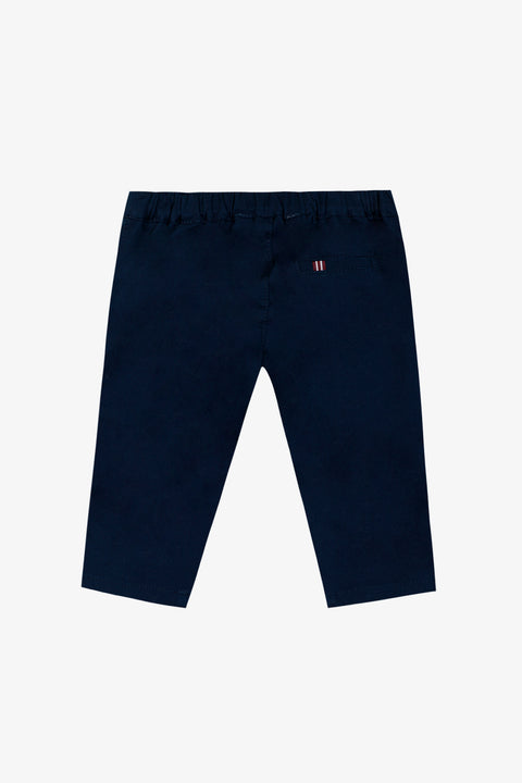 Trousers - Navy cotton Trim - Image principale