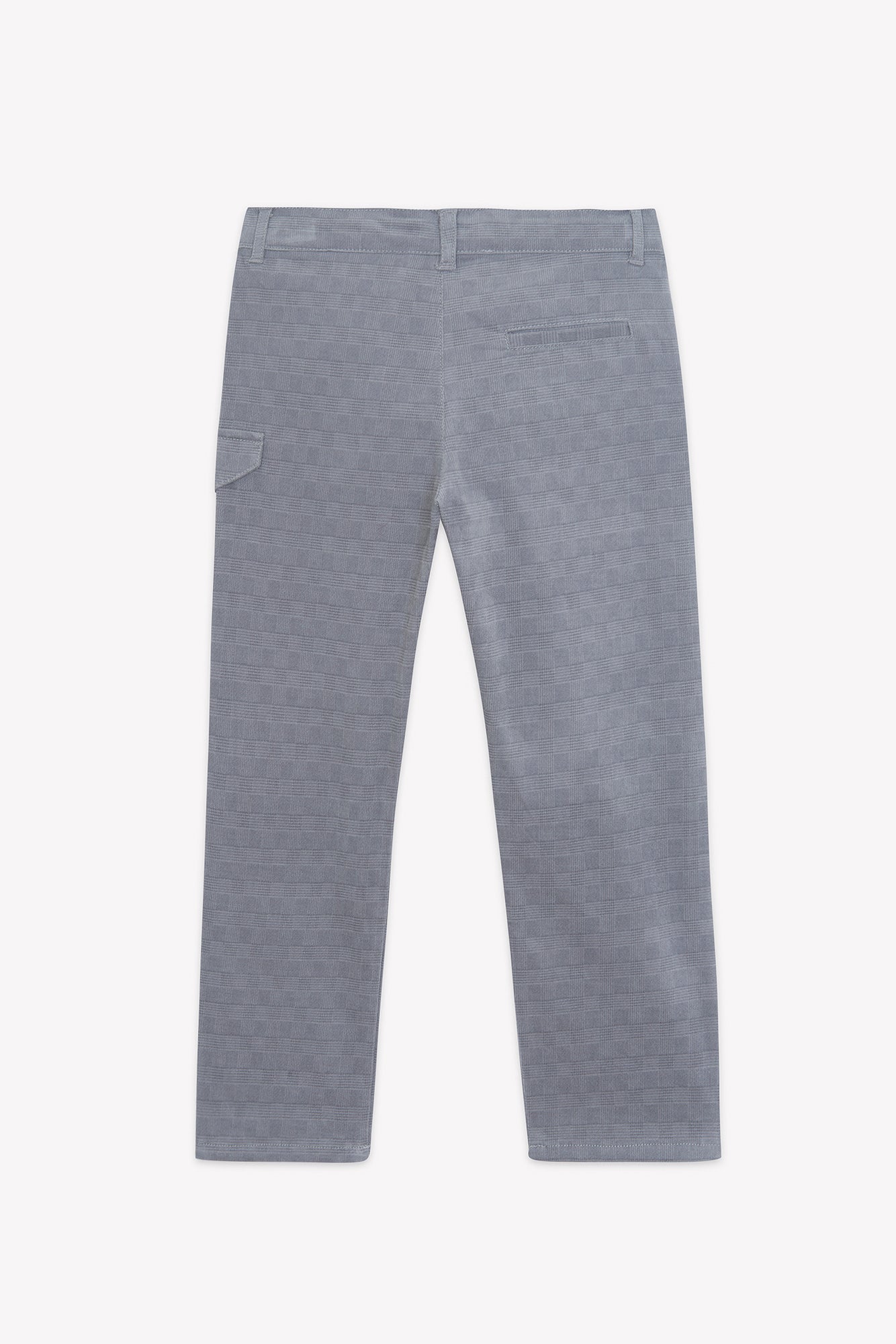 Pantaloni - Grigio cotone medio Scacchi