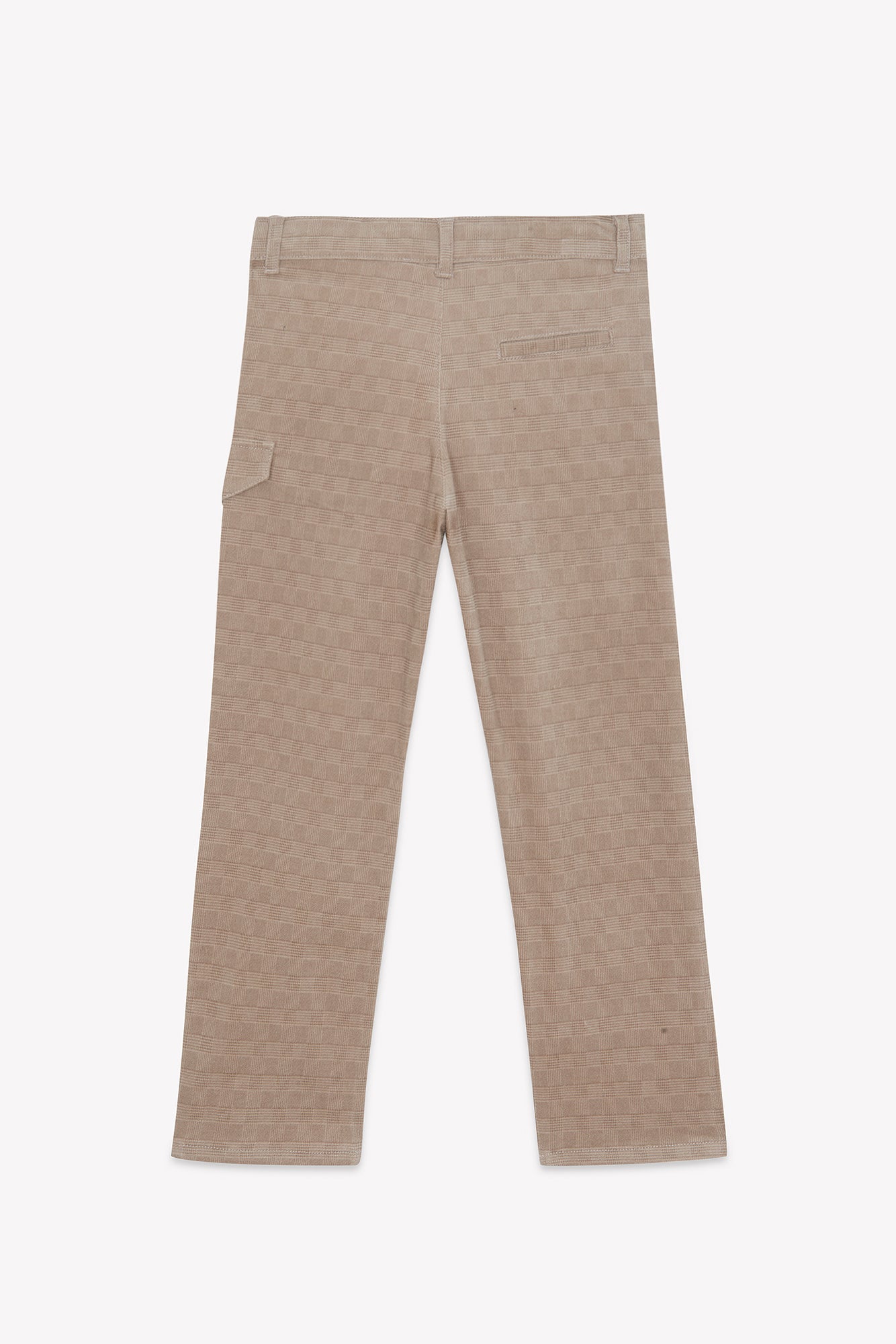 Pantaloni - Moka di cotone Scacchi