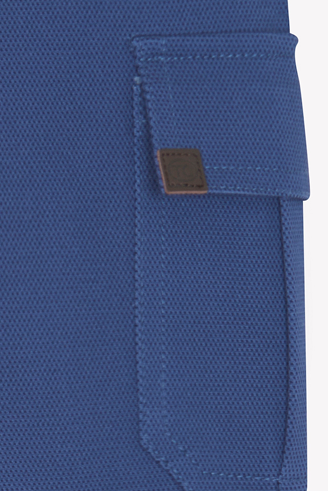 Hose – Strukturierte Baumwolle in Indigo